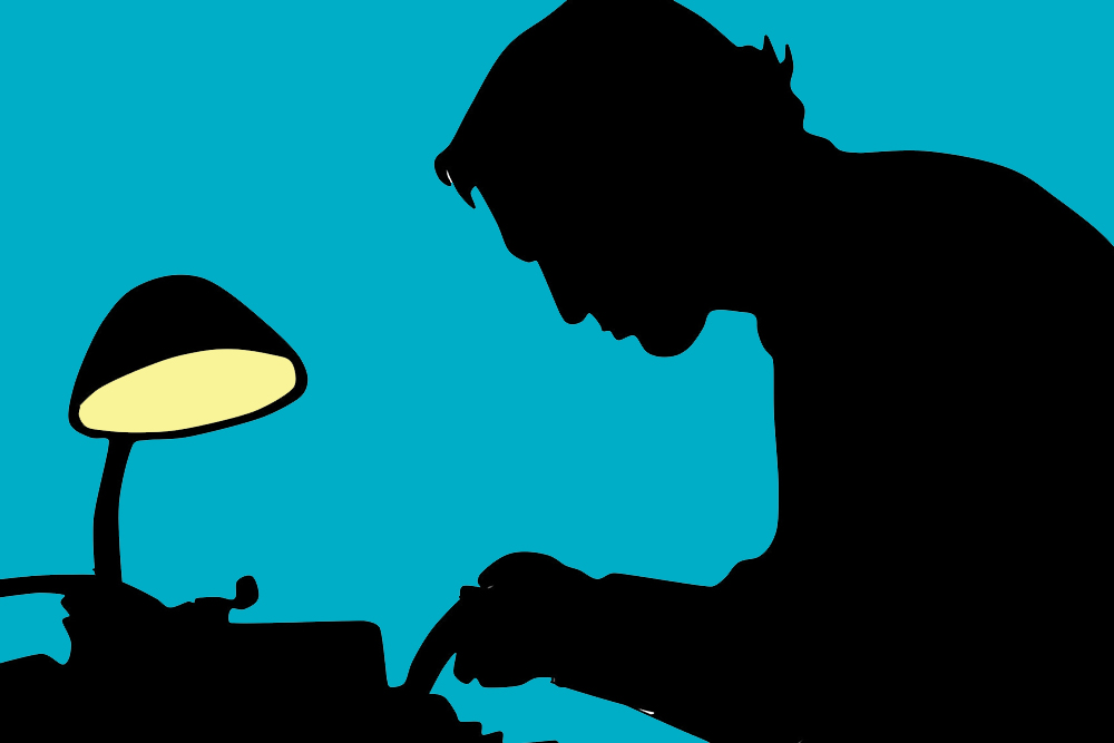 Schreibtisch von Hellmuth Opitz